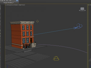 building cartoon Model 3D