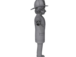 fireman cartoon 3D 模型