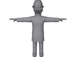 fireman cartoon 3D 模型