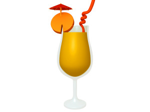 cocktail cartoon 3D-Modell
