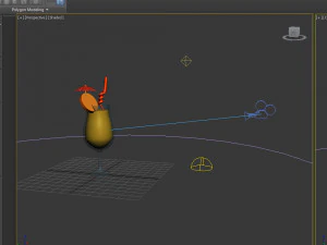 Cocktail cartoon 3D Model