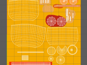 cocktail cartoon 3D Model