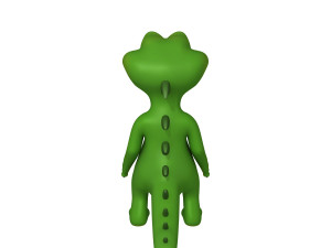 crocodile cartoon 3Dモデル