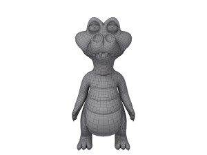 crocodile cartoon 3Dモデル