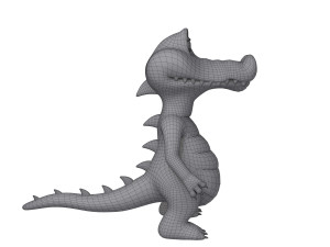 crocodile cartoon 3Dモデル