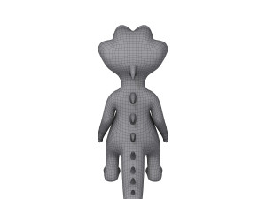 crocodile cartoon 3Dモデル