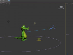 crocodile cartoon 3Dモデル