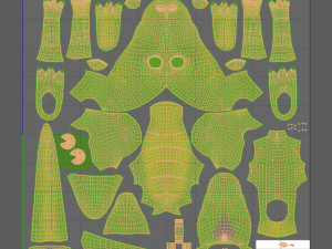 crocodile cartoon 3Dモデル