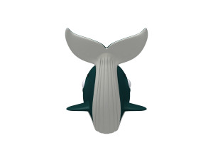 whale cartoon Modèle 3D