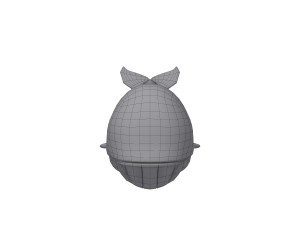 whale cartoon Modèle 3D