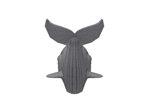 whale cartoon Modèle 3D