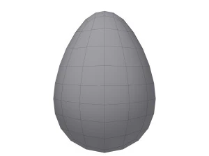 Dinosaur egg cartoon 3D Model