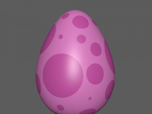 dinosaur egg cartoon 3D 모델