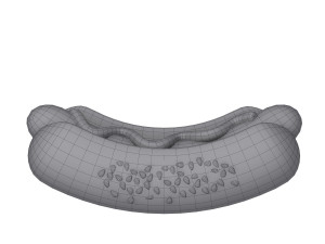 hot dog cartoon 3D 모델