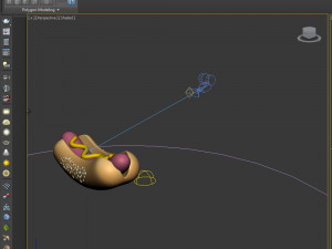 hot dog cartoon 3D 모델