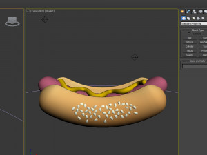 hot dog cartoon 3D 모델