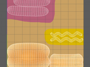 hot dog cartoon 3D 모델