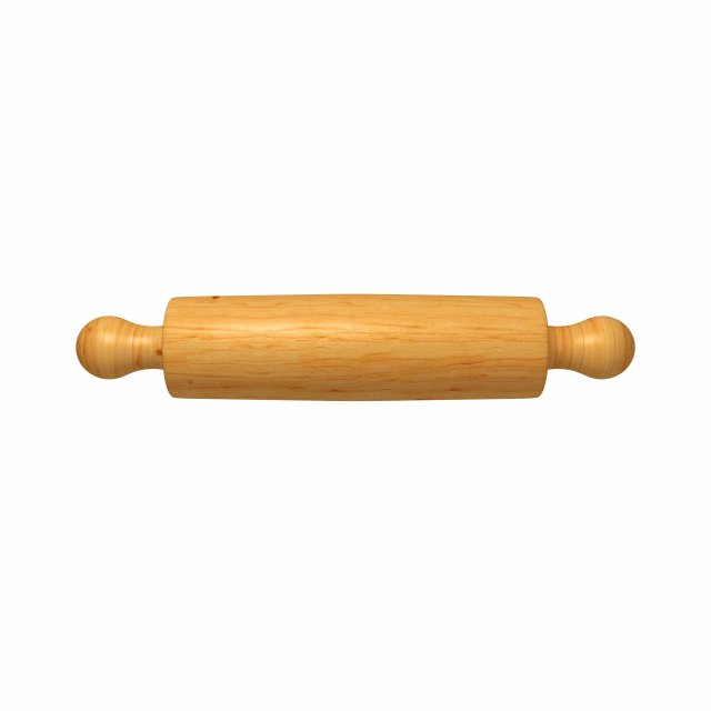 rolling pin cartoon Modelo 3D .c4d .max .obj .3ds .fbx .stl .blend 