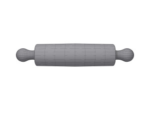 rolling pin cartoon Modelo 3D