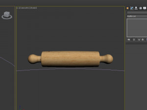 rolling pin cartoon Modelo 3D