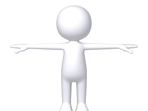 stickman character 3D मॉडल