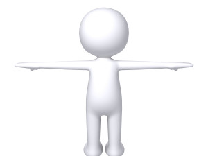 stickman character 3D मॉडल