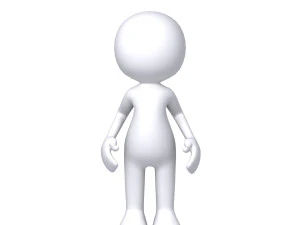 stickman character 3D Model