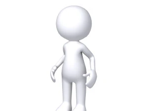 stickman character 3D Model