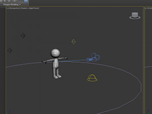 stickman character 3D मॉडल