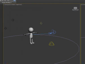 stickman character 3D Model