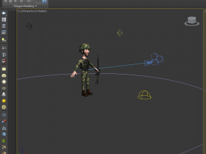 soldier cartoon 3D मॉडल