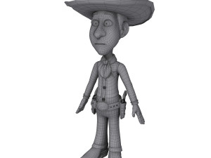 cowboy cartoon 3Dモデル