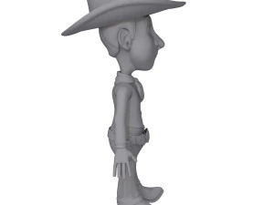 cowboy cartoon 3D Model