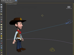 cowboy cartoon 3Dモデル