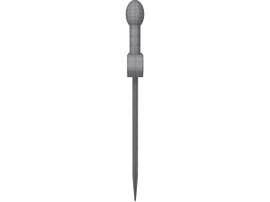 sword cartoon Modelo 3D