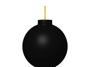 Cartone animato bomba Modello 3D