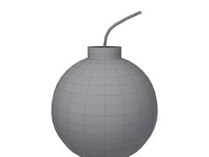 Cartone animato bomba Modello 3D
