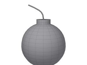 bomb cartoon Model 3D