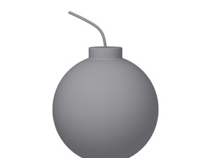 bomb cartoon Model 3D
