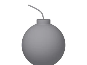 Cartone animato bomba Modello 3D