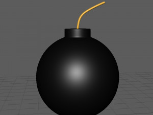 bomb cartoon Model 3D