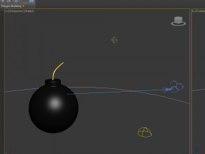 bomb cartoon Model 3D