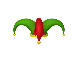 jester hat cartoon 3D Model