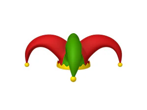 Jester hat cartoon 3D Model