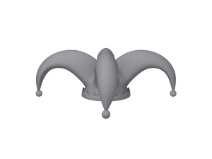 jester hat cartoon 3D Модель