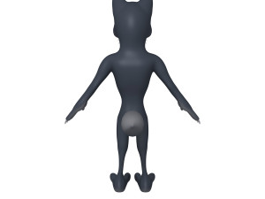 wolf cartoon 3D Модель