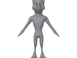 wolf cartoon 3D Модель