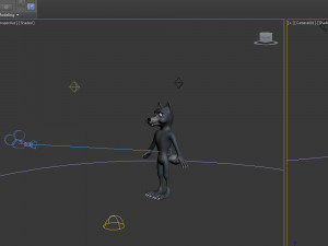 wolf cartoon 3D Модель