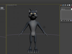 wolf cartoon 3D Модель