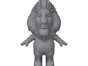 lion cartoon 3D 模型